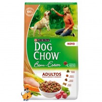 Dog Chow Bem Estar Adultos Raças Médias e Grandes - 15kg